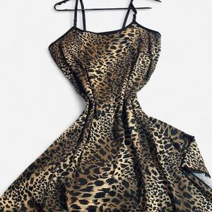 Leapord Print mini dress